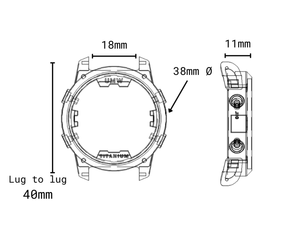 Misure orologio